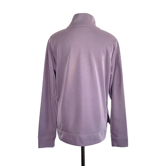 Under Armour Fleece Mock Neck Mirage Pullover Sweatshirt Women's Size S Purple - Picture 6 of 12